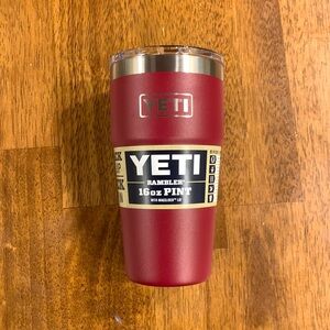 ✨Brand New✨ Yeti 16oz Pint RARE Harvest Red